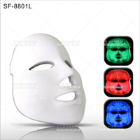 台灣紳芳|SF-8801L LED光子嫩膚面膜儀(三彩光)[53347]美膚儀 幫助吸收 美容儀器 導入 美容開業設備