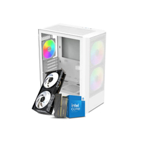 คอมพิวเตอร์ตั้งโต๊ะโทนสีขาว Intel Core i5-14400F + RTX 5050 8GB | RAM 16GB / SSD 500GB (ชุดพร้อมใช้ง