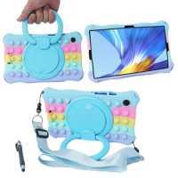 Kids Case For Samsung Galaxy Tab A9+ 8.7 Plus 11"2023 360 Rotating Stand Tablet Cover SM-X210/X215/X216 SM-X110/X115 A7 A8 Funda