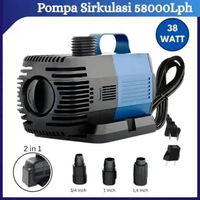 Pompa Kolam SOBO 5800 38 Watt Low Watt Pompa Celup Submersible 5800 L/H Filter Kolam Koi
