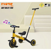 LC - Balance Bike AVIATOR Exotic ET 709 4 in 1 Sepeda Anak Roda Tiga Dorongan Sepeda Keseimbangan ET