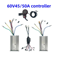 60 Volt 45A 50A Sine Wave High Quality Electric Scooter Speed Controllers for 5800W 6000W Dual Brushless Motors E Scooters