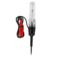 Car Circuit Tester Pen 6-12V Car Auto Electrical Voltage Test Pen Light Lamp Circuit Tester Detector Probe Electrical Test Pen