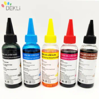 5 colors 100ml Refill Bottle Food Grade Ink for Canon Epson Hp Printer Edible Ink Cartridge