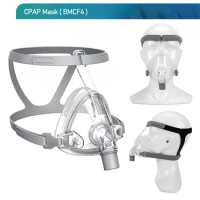 BMC F4 CPAP Mask Full Face Mask Auto CPAP APAP BIPAP Anti Snoring Sleep Apnea Sleep Aiding Nasal Full Face Respirator Mask