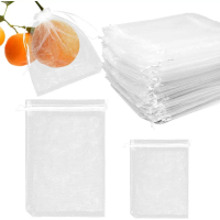 Fruit Bag Transparent Mesh Bag Net Fruit Bag Fruit Tree Bag Harvest Net Agricultural Mesh Bag Garden