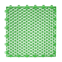【AD 德瑞森】PVC波浪造型30CM多功能防滑板/止滑板/排水板(100片裝-適用2.8坪)