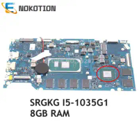 NOKOTION NBHU511002 NB.HU511.002 NB8511 PCB MB V4 For ACER Swift 3 SF314-57 PC Motherboard N17S-LP-A1 GPU SRGKG I5-1035G1+8G RAM
