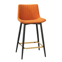 【Hampton 漢汀堡】安西婭吧椅-橘色(一般地區免運費/吧檯椅/吧台椅/高腳椅/酒吧椅)