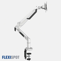 【Flexispot】單螢幕手臂(黑/白)