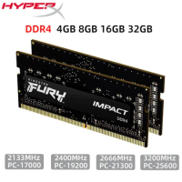 Memoria DDR4 Notebook RAM 8GB 16GB 32GB 3200MHz 2133 2400 2666MHz Laptop Memory 260Pin 1.2V PC4-21300 DDR4 SODIMM Hyperx RAM
