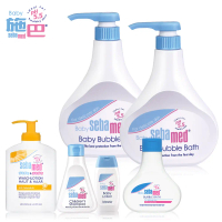 施巴  嬰兒泡泡浴露500ml二入組 (送隨機贈品-泡泡浴露/洗髮乳/乳液/金盞花沐浴露)