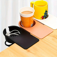 Pick up a creative coffee cup.Cup holder next to the table Cup holder on computer desk Clip for hold