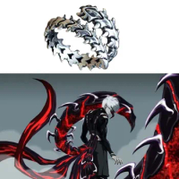 Gothic Centipede Rings Anime Tokyo Ghoul Ring Kaneki Ken Cosplay Adjustable Opening Unisex Punk Jewelry Gift Prop Accessories