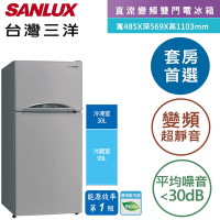 SANLUX台灣三洋 129L 變頻雙門電冰箱 SR-C127BV1