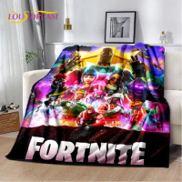 Games 3D F-Fortnite Cartoon Soft Flannel Blanket for Beds Bedroom Sofa Picnic,Throw Blanket for Cover Outdoor Leisure Nap Gifts
