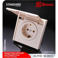Broco 6122 Stop Kontak dengan Tutup