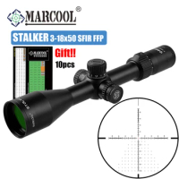 Marcool 3-18X50 SFIR Hunting Riflescope First Focus Plane Scope 30mm Tube Shooting for Airsoft Tactical Optics Sight