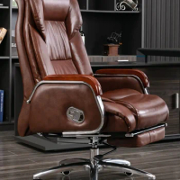 Luxurious Leather Office Chair Massage Comfort Recliner Home Boss Gaming Chair Work Work Sillas De Oficina Office Furniture