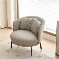 Italian minimalist sofa chair, balcony chair, negotiation chair, model room, single person sofa, bar, western restaurant
