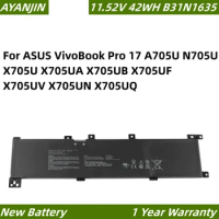 B31N1635 11.52V 42WH Laptop Battery For ASUS VivoBook Pro 17 A705U N705U A705UA X705U X705UA X705UB X705UF X705UV X705UN X705UQ