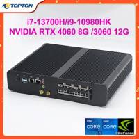 Gaming Mini PC Intel i9-10980HK i7-13700H NVIDIA RTX 4060 8G/RTX 3060 12G DDR5 DDR4 NVMe Windows 11 Gamer Tower Computer WiFi6