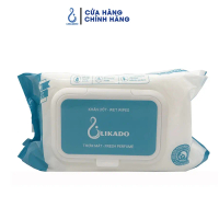 [Hàng mới] Khăn ướt không mùi cho bé Likado hộp 100 miếng(15x20cm)