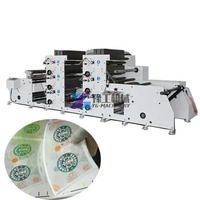New Paper Roll Printing Machine Coffee Cake Cup Printer 5 Color Flex Printing Machine