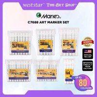 [Weststar TAS] Marie's C7688 Alcohol- based Art Marker Set - 12 / 24 / 36 / 48 / 60 / 80 Colour
