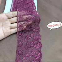 RENDA TILE FULL BORDIR MOTIF BUNGA/RENDA PINGGIRAN GAMIS,MUKENA,DAN BAJU LAINNYA