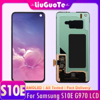 5.8" AMOLED LCD For Samsung S10e G970 LCD Display Touch Screen Digitizer Assembly For Samsung S10e G970F G970U G970W With Frame