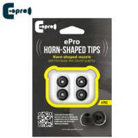 【ePro】EP00 3.7mm 耳機替換耳塞 專利Horn-Shaped Ear Tips 單一尺寸4入裝 S/M/L