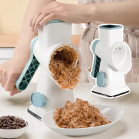 【隨意刨】升級高效雙排刀片小型刨冰機(無需模具 省力 手搖冰沙機 碎冰機 冰沙機 挫冰機 剉冰機)