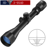 Bestsight 3-9X40 Hunting Rifle Scope Rangefinder Illuminated Optics Hunting Gun Scope Mil Dot Riflescope Tactical Optical Sights