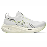 Asics Gel-nimbus 26 2E [1011B795-102] 男 慢跑鞋 運動 路跑 寬楦 緩衝 白 螢黃