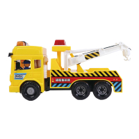 【KIDMATE】台灣好車隊-大型道路拖吊車(大型拖吊車 台灣玩具車 仿真 磨輪車 聲光玩具 中文語音)