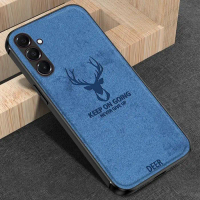 Case Deer FOR Samsung A16 4G / Samsung A16 5G Softcase Jeans Canvas Texture Cloth