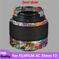 For FUJIFILM XC 35mm F2 Lens Sticker Protective Skin Decal Vinyl Wrap Film Anti-Scratch Protector Coat XC35 F\2
