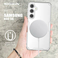 Nillkin for Samsung Galaxy A55 5G Case Nature TPU Magnetic Cover Silicone Case for Samsung A55 5G Case