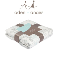【aden+anais】竹纖維四層厚毯(飄綠春意9322)