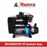Runva EWS 10000 10DB 12V Winch with 7.2HP (5.4KW) sealed motor - Synthetic Ropeq