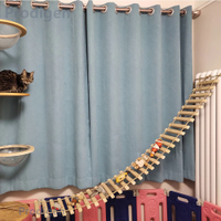 Cat Bridge for Cats Cage, Sisal Wooden Rope Ladder, Furniture, Kitten Step Scratcher, Post Kitten Toys Tree, Various Sizes