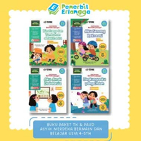 [Erlangga Official] Buku Paket Tk/Paud: Paket Asyik Merdeka Bermain & Belajar Usia 4-5 Tahun - Kurik