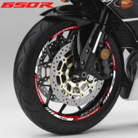Motorcycle Wheel Sticker Reflective CBR650R Rim Decal Stripe Tape Accessories Waterproof For Honda cbr 650r Cbr650 Cbr 650r