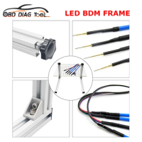 2021 Best LED BDM FRAME Stalinless Steel With 4PCS Probe Pen For FGTECH/KTAG/KESS Auto ECU Programmer Tuning Tool Free Ship