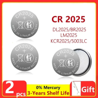 2PCS-60PCS 3V CR2025 Lithium Button Battery DL2025 BR2025 5003LC LM2025 CR 2025 Coin Cell Watch Batt