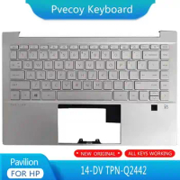 New For HP Pavilion 14-DV TPN-Q244 Laptop Palmrest Case Keyboard US English Version Upper Cover