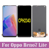 6.43'' AMOLED For Oppo Reno7 Lite CPH2343 LCD Display Touch Screen Replacement Digitizer Assembly For Oppo Reno 7 Lite LCD