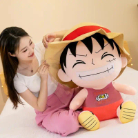 Boneka One Piece Monkey D Luffy Chopper Boneka Anime One Piece Ukuran Jumbo 50Cm