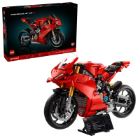 【LEGO樂高】科技系列 42202 Ducati Panigale V4 S Motorcycle(杜卡迪 摩托車 交通工具玩具 兒童玩具)